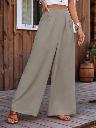 TOPLOT Trouser for Women || Loose Fit High-Waist Korean Pants || Formal Trouser for Woman || (Relaxed Fit || Casual) (Pleated-Pa