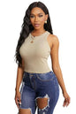 Toochki Top for Women| Crop | Short | Tops | Spandex | Strachable Tank Style Solid Tunics