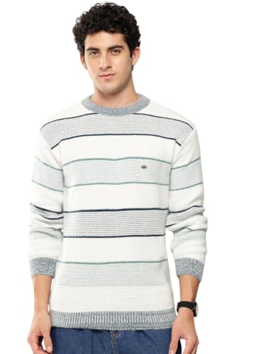 Aarika Mens Winter Wear White-Rama Colour Woolen Solid Sweater-(S-L)-(St-M-Md-14-Rama-Green-M)