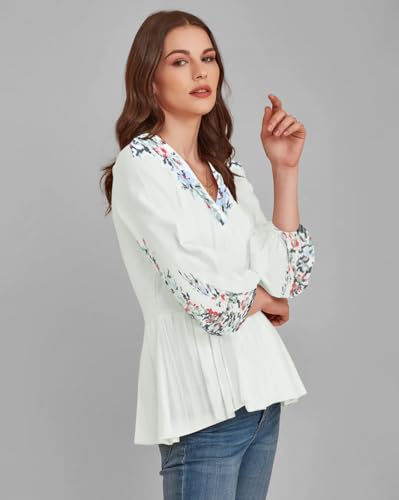 Noble Monk Women Regular Fit Top | Stylish And Comfortable | Regular Wear Top For Women