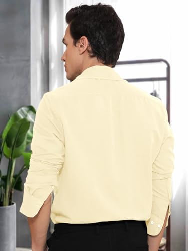 Pinkmint Men Shirt l Cotton Mens Shirt l Long Sleeve Shirt l Formal l Casual Regular Fit Shirt