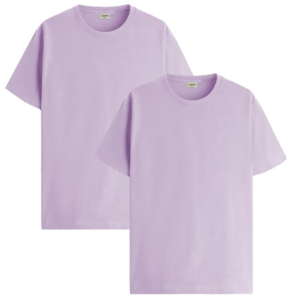ADRO T Shirts Pack of 2 Mens Tshirts Cotton T Shirts for Men Tshirt T-Shirts Combo T Shirts Tshirts for Men Plain Solid Tshirts