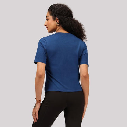 BlissClub Cotton Pro High Neck Top, Cotton-Like Comfort, Sweat-Free Confidence, Chic high Neck, Flattering fit