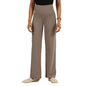 BlissClub Ultimate Sculpt Wide - Legged Pants, Ribbed Waistband, Wide Silhouette, 2 Zippered Pockets