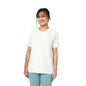 BlissClub Women at-Ease Cotton Knit Tees | 100% Cotton | CottonKnit Fabric | Loose Half-Sleeves | Western Tops | Side-Slits | Hi