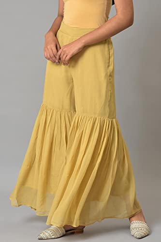 W Chiffon Strechable Sharara For Women | Chiffon Sharara For Women | W For Woman