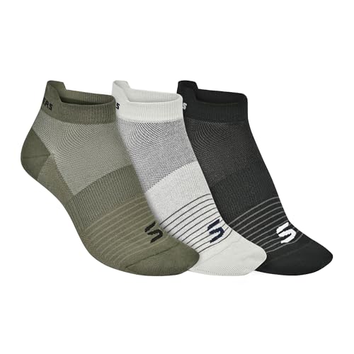 Skechers Men Pack Of 3 Active Non Terry Low Cut Socks