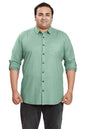 BE ACTIVE Mens Casual 100% Cotton Solid Plus Size Shirt || Plus Size Shirts for Men || Casual Plus Size Shirt || Casual Wear Sh