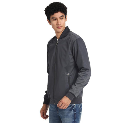 Turtle Men Cotton Stretch Solid Regular Fit Full Sleeve Casual Reversible Windcheater
