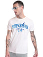 Bewakoof Official DC Merchandise Superman Mens Graphic Print Regular Fit Half Sleeve Round Neck Pure Cotton T-Shirt_681644_Whit