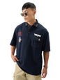 The Souled Store Solids: White Men And Boys Short Sleeve Regular Fit Cotton Blend Mandarin Polos
