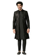 Kisah Sherwani Set For Men  Silk Blend Textured Indo Western Sherwani With Kurta And Trouser | Designer Ethnic Outfit For Weddin