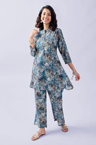 Toochki Kurti Set for Women | Cotton Ethnic Kurti Set for Women | Two Piece Ethnic Kurti Set | Kurti Set | Kurti Set Without Dupatta for Women | Kurti Set for Women Latest | Printed Kurti Set