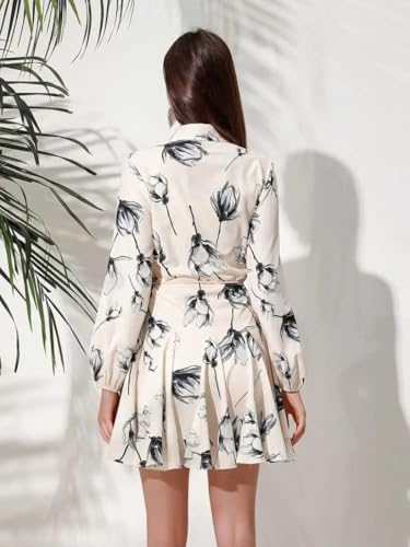 Leriya Fashion Rayon Women Mid-Thigh Length Dress (LF-WD1238_White