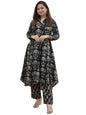 GRECIILOOKS Womens A-Line Rayon Regular Fit Co-Ord Set (Black, XX-Large)