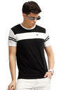ADRO Tshirt for MenMulti Color T-Shirt for MenCotton T-ShirtMens TshirtRN8-24-BLWH-XL