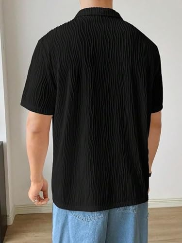 Leriya Fashion Cotton T-Shirt For Men  Soft Breathable Fabric | Regular Fit Half Sleeve Collar Tee For Summer Casual Wear (Avail