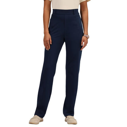 BlissClub Womens AM:PM Air Straight Pants - Cotton Tall