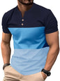 Noble Monk MenS Half Sleeves Henley Neck T-Shirt | Colorblock T-Shirt For Men
