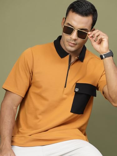 Rigo Oversized Polo T-Shirt for Men | Half Sleeves, Oversize Polo for Men | Oversized Collar T-Shirts for Man | Oversize Polo Ne