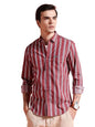 The Indian Garage Co Mens Slim Fit Shirt (0723-SHSTYD-01_Rust