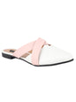 Shoetopia WomenS Flat Mules White