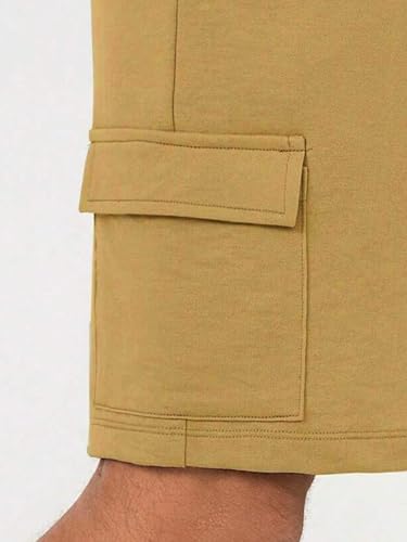Nobero MenS Cargo Shorts (1M-Bwsh-R0082_Oat Milk