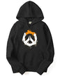 ADRO Men's Cotton Neck Hooded Sweatshirt (H21-M-PC-BL_Black_XL)