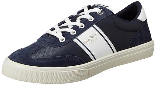 Pepe Jeans Navy Low-Cut Anti-Skid Cupsole Sneakers