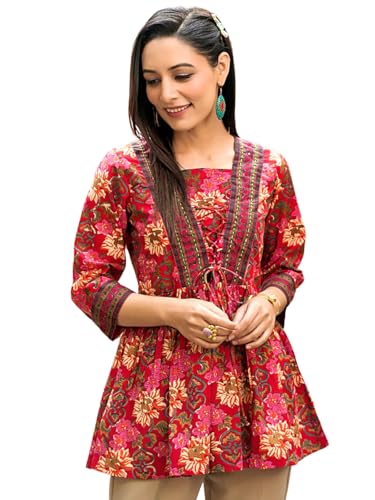 Leriya Fashion Solid Regular Fit Women TOP (LF-W.TOP-W2221_RED