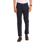 Turtle Men Cotton Stretch Navy Plain Ultra Slim Fit Flat Front Casual Trouser