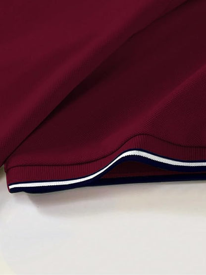 Leriya Fashion Solid Regular Fit T-Shirt For Men (Lf-M.T Mt1223_Maroon