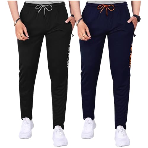 Pinkmint Combo Track for Men Lycra with Pocket for Gym, Tracking, Toga, Sport, Home