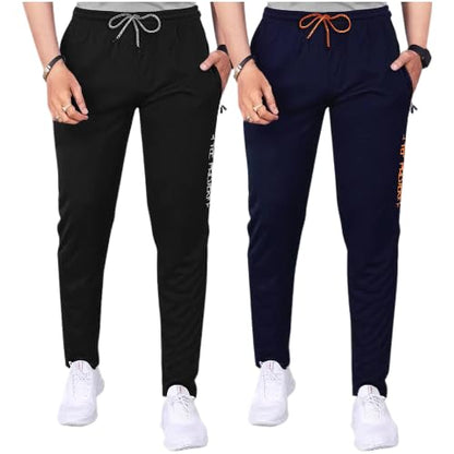 Pinkmint Combo Track for Men Lycra with Pocket for Gym, Tracking, Toga, Sport, Home