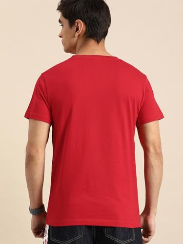 Bewakoof MenS Nasa Printed 100% Cotton T-Shirt - Regular Fit, Round Neck, Half Sleeves