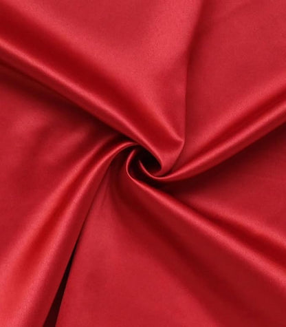 Deelmo Combo Of MenS Stylish Solid Satin Casual Shirt For Men Full Sleeves| Poly Satin Silk Shirt Pack Of 2 Red-White