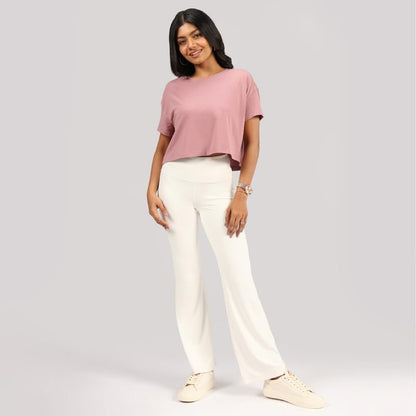 BlissClub Womens Softest Tee Boxy Crop