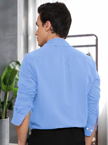 Pinkmint Men Shirt l Cotton Mens Shirt l Long Sleeve Shirt l Formal l Casual Regular Fit Shirt