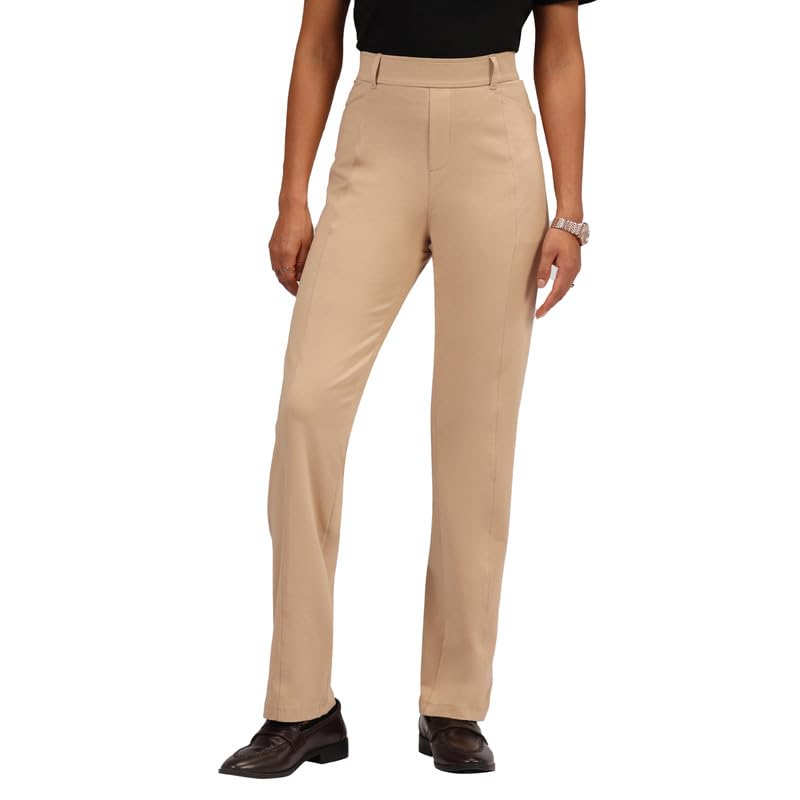 BlissClub Womens AM:PM Air Straight Pants - Cotton Tall