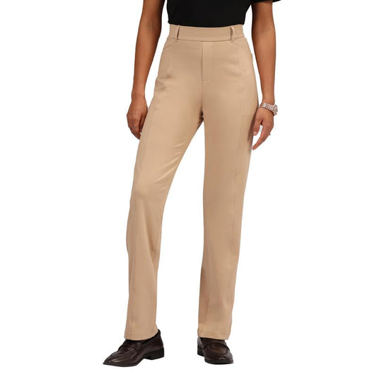 BlissClub Womens AM:PM Air Straight Pants - Cotton Tall
