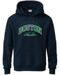 ADRO Men's Cotton Neck Hooded Sweatshirt (H24-BOST-NB_Navy Blue