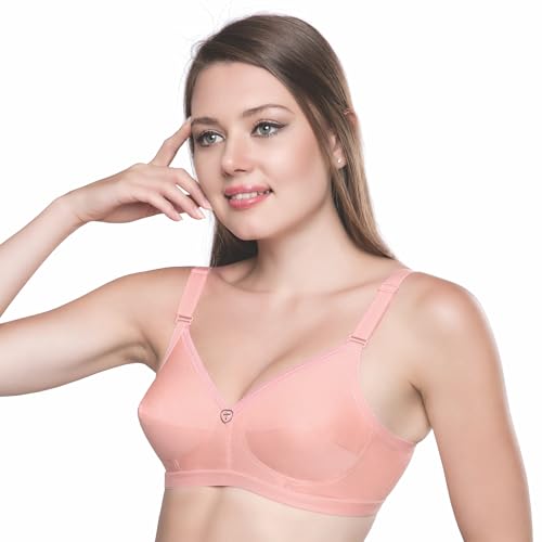 TRYLO Women's Cotton Non Padded Wire Free Everyday Bra