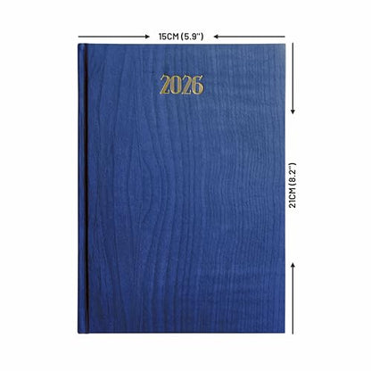 Anupam Dash 2026 Diary With Dates, 2026 Daily Planner Full Page Per Day With Monthly Calendar, New Year Diary 2026 80 Gsm Size A