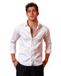 I Enterprise Mens Spread Collar Long Sleeve Multicolor Solid Regular Shirt Slim Fit Office Wear ShirtS For Men | Textured Long