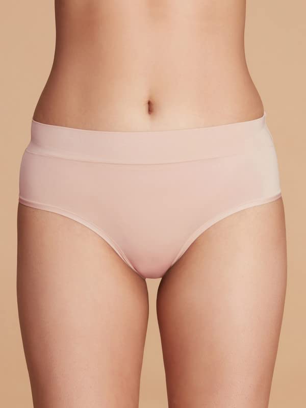 Nykd (Nyp342 Nylon Stretchable Hipster Panty Underwear For Women | Ultra-Soft Fabric With Mid Waist Full Coverage & Smooth Elast