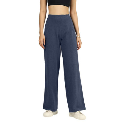 Work-to-Wine Twill Wide Dart Pants | Insanely Breathable | Elasticated Waistband | 2 Pockets | Mock Fly | Wide Silhouette | Styl