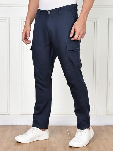 Thomas Scott | Mens | Slim Fit | Cotton | Stretchable Fabric | Breathable Fabric | Trouser | Slant Pocket | Chinos | Pants for