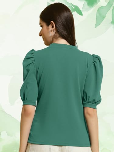 Tee Projekt Womens Solid Polyester T-Shirt for Women || Combo Summer T Shirts (Pack of 2)