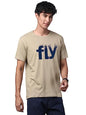 ADRO Fly Mens Printed T-Shirts (RN23-M-FLY-BE_Beige_XL)