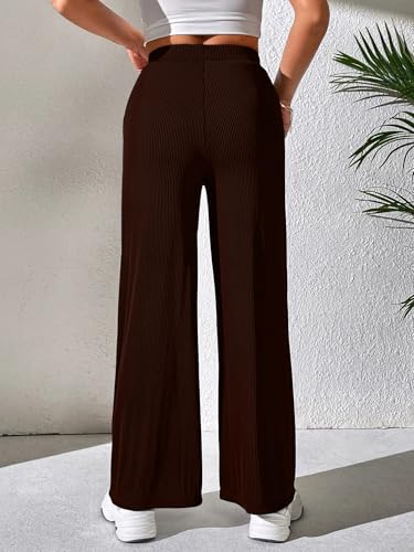 Greciilooks Baggy Women Trouser (Gl-Tr952_Coffee